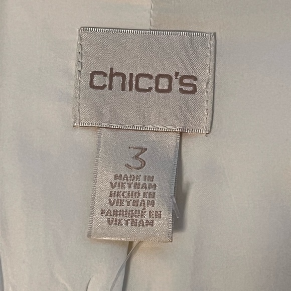 NWT Chico's Sz 3 Office Retro Belted Ponte Jacket - Picture 10 of 15